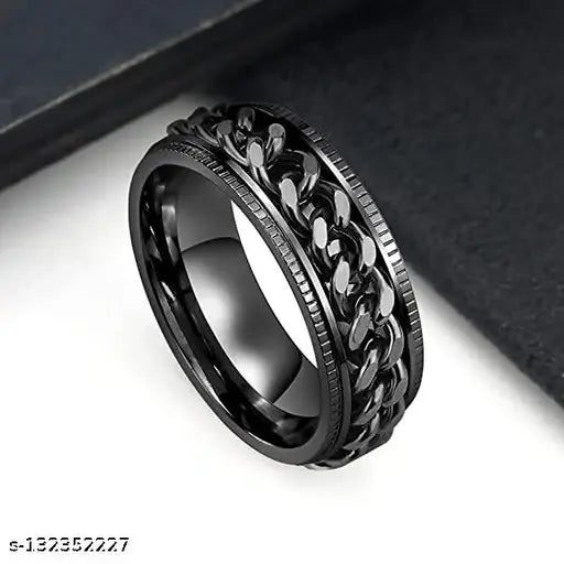 Black Spinner Ring