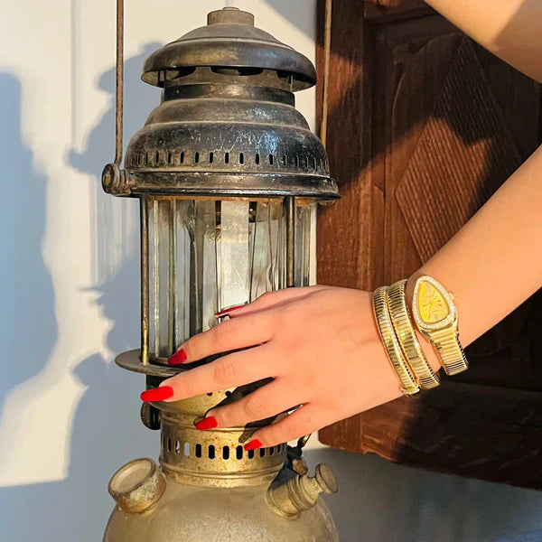 Luxurious Serpent Stainless  Snake Head Watch