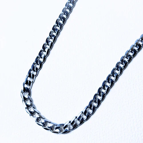 Bold Silver Chain  For Boys & Girls