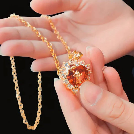 Heart Shape Pendant For Girls